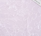 Jacquard relieve floral lila